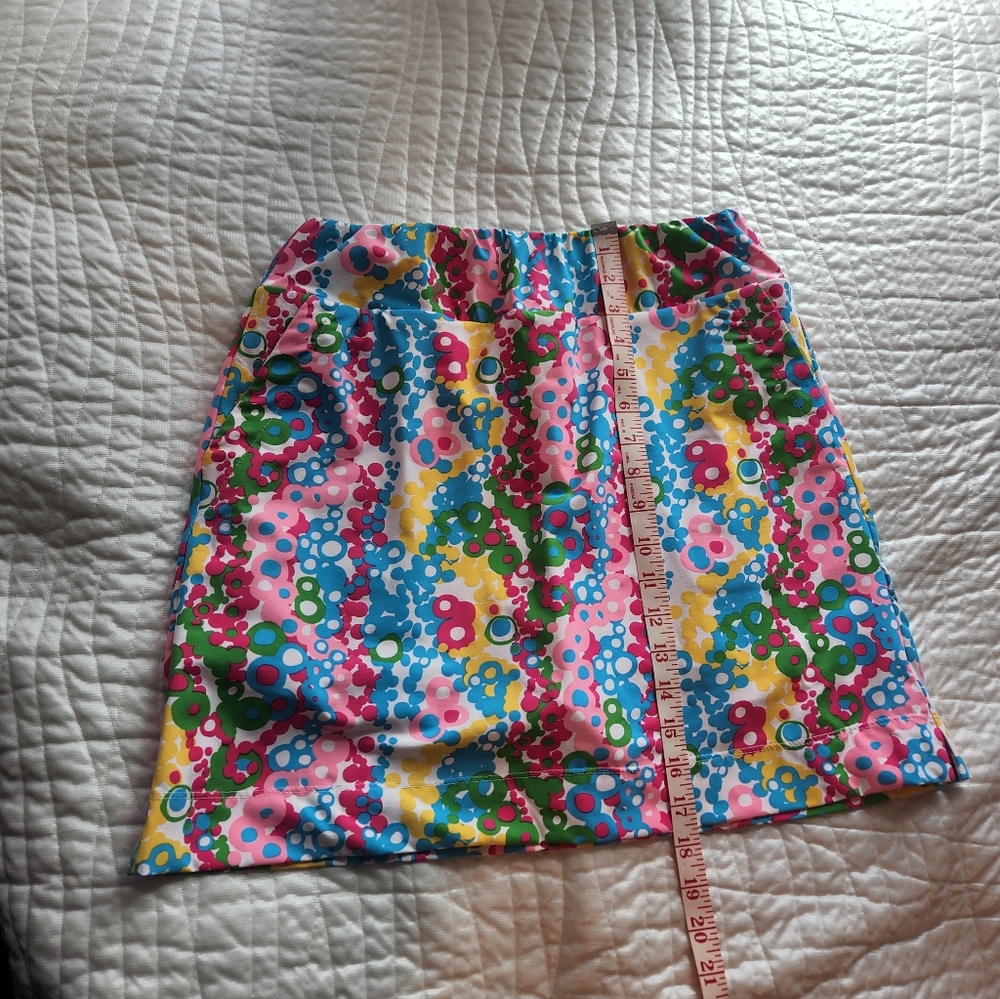 Colorful Floral Women's Skirt - Picture 4 of 7